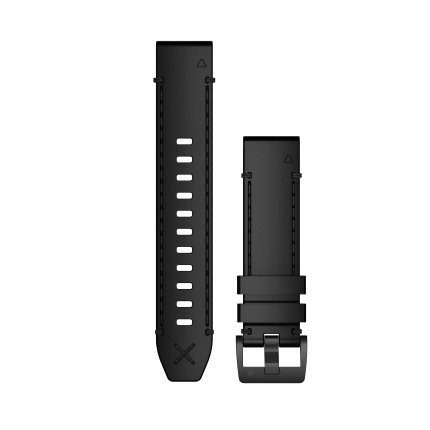 QuickFit MARQ Black Italian Vacchetta Leather Band with Black