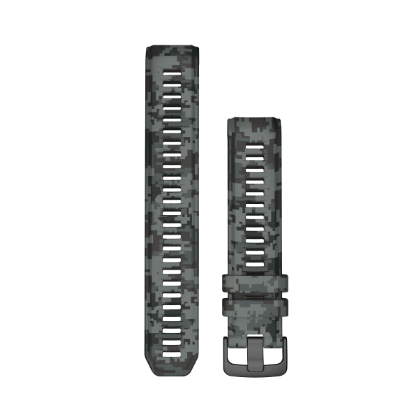Replacement Bands 22 Instinct 2 Graphite Camo Silicone