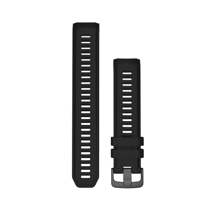 Replacement Bands 22 Instinct 2 Black Silicone
