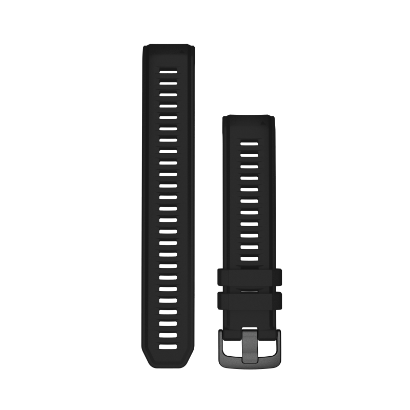 Replacement Bands 22 Instinct 2 Black Silicone