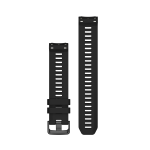 Replacement Bands 22 Instinct 2 Black Silicon