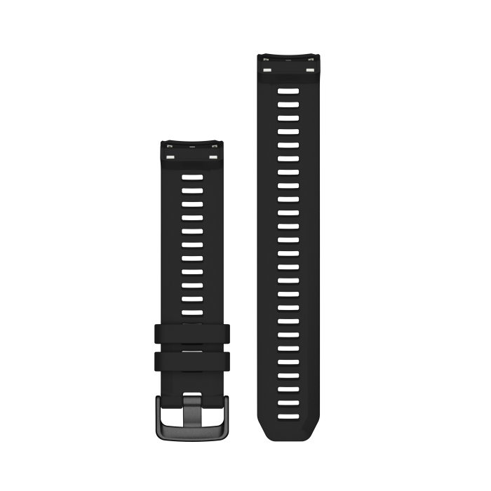 Replacement Bands 22 Instinct 2 Black Silicon