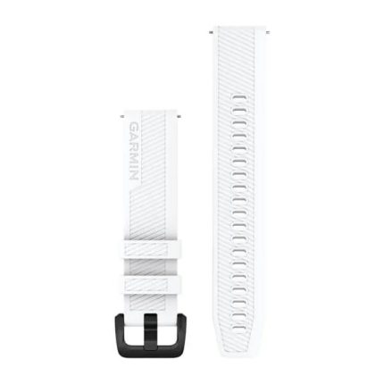 Quick Release 20 Bands White with Black Stainless