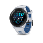 Forerunner® 265 Whitestone with Tidal Blue