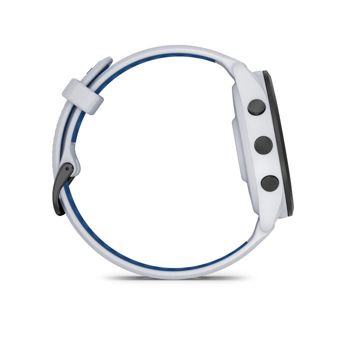 Forerunner® 265 Whitestone with Tidal Blue - Image 10