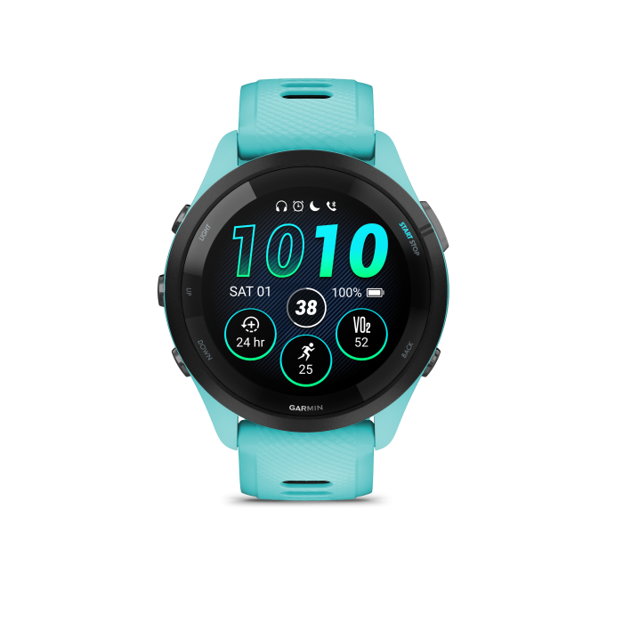 Forerunner® 265 Aqua with Black - Image 2