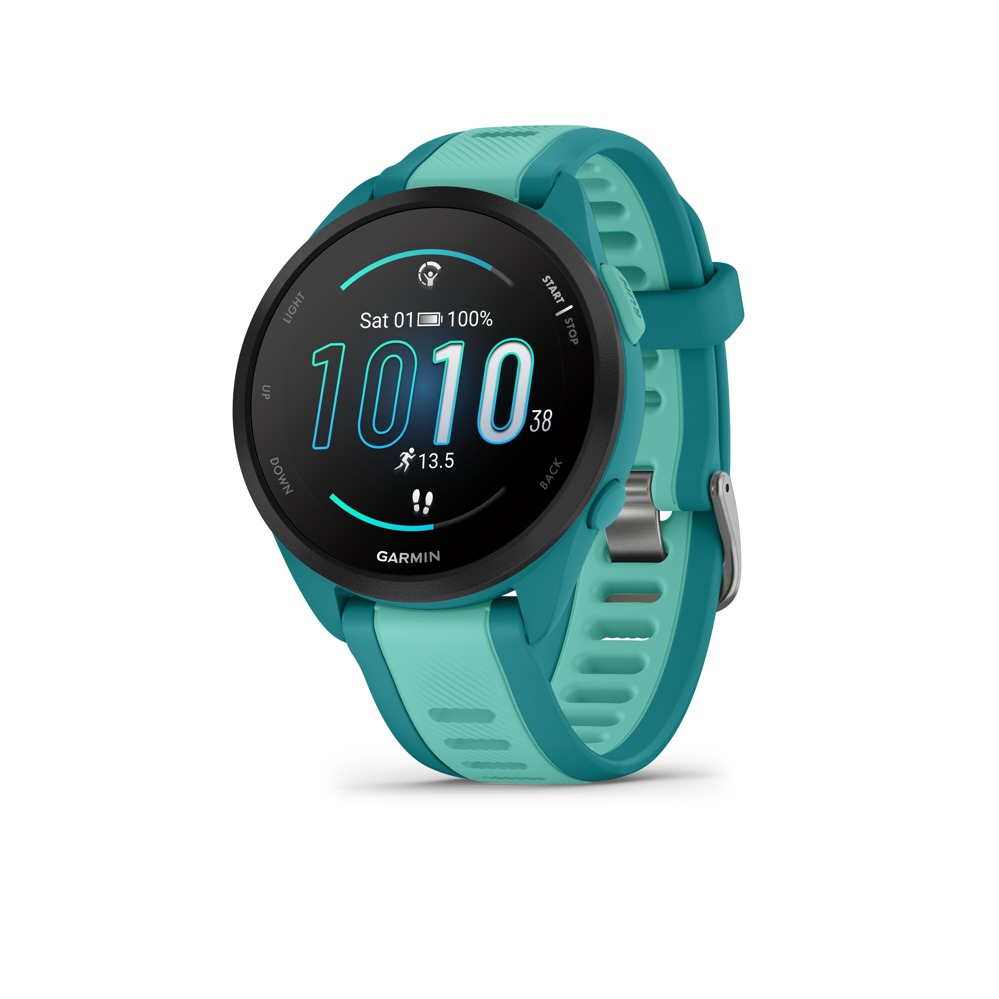 Forerunner® 165 Music Turquoise with Aqua