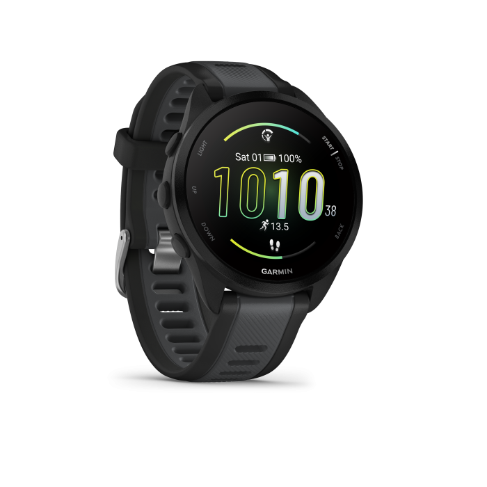 Forerunner® 165 Black with Slate Gray - Image 3