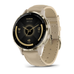 Venu® 3S Soft Gold with French Gray Leather
