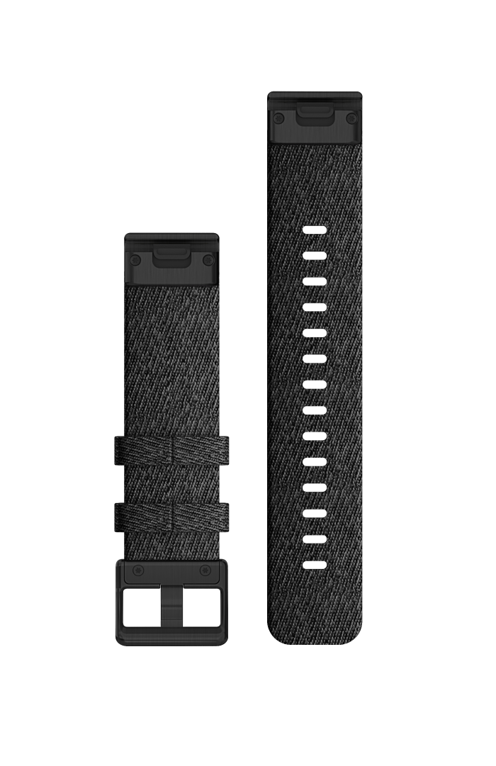 QuickFit® 20 Bands Heathered Black Nylon with Black
