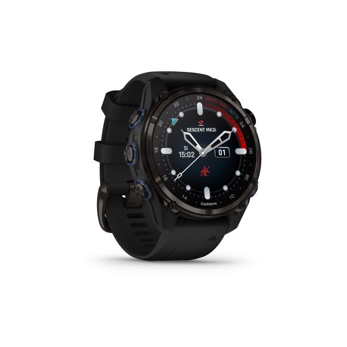 Descent™ Mk3i 43 mm Titanium Carbon Grey DLC with Black - Image 2
