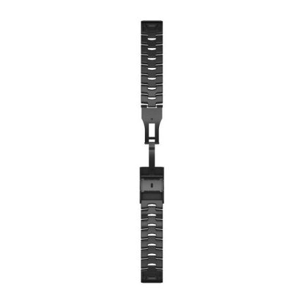 QuickFit 22 Bands Vented Titanium Bracelet with Carbon Gray DLC Coating