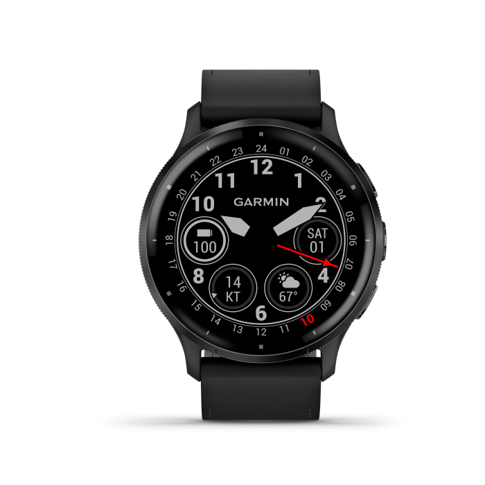 Venu® 3 Slate with Black Leather - Image 3