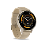 Venu® 3S Soft Gold with French Gray Leather - Image 2