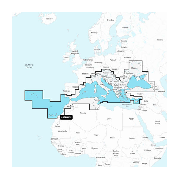 Garmin Navionics+ NSEU643L Mediterranean & Black Sea Garmin Navionics+ NSEU643L Mediterranean & Black Sea