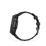 fēnix® 8 47mm Solar Sapphire Titanium Carbon Gray with Black and Pebble Gray - Image 9
