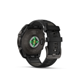 fēnix® 8 47mm Solar Sapphire Titanium Carbon Gray with Black and Pebble Gray - Image 8