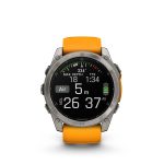 fenix 8 51mm AMOLED Sapphire Titanium Spark Orange