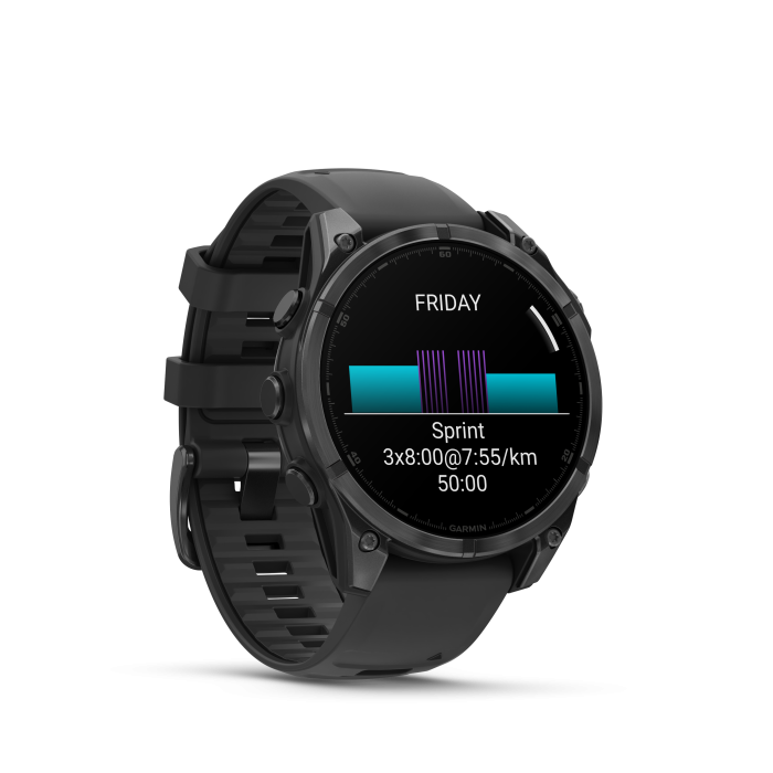 fēnix® 8 47mm AMOLED Slate Gray with Black - Image 7