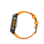 fēnix® 8 47mm AMOLED Sapphire Titanium with Spark Orange and Graphite - Image 10