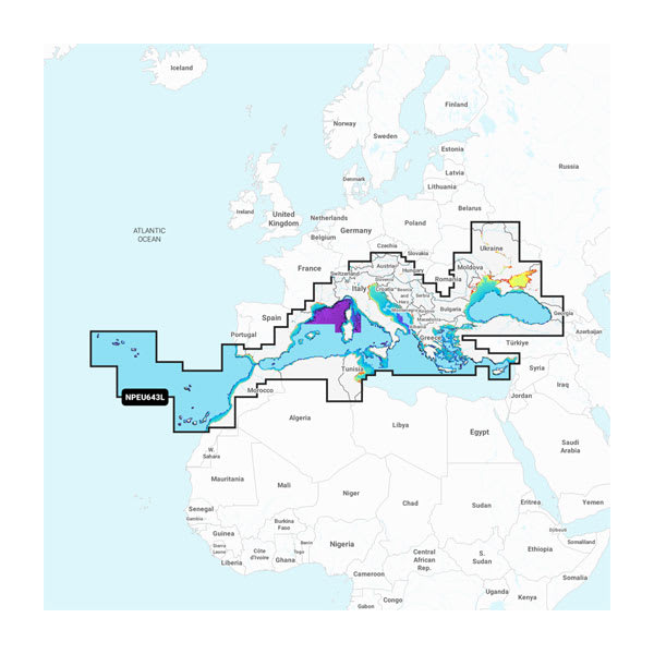 Navionics Platinum+ Mediterranean & Black Sea Navionics Platinum+ Mediterranean & Black Sea