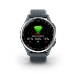 Approach S44 Silver Aluminium Bezel with Twilight Silicone Band - Image 2