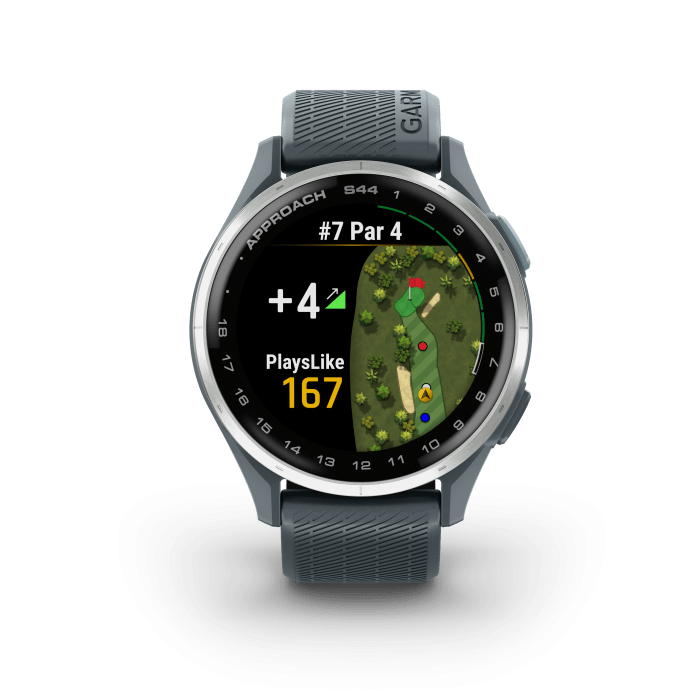 Approach S44 Silver Aluminium Bezel with Twilight Silicone Band - Image 3