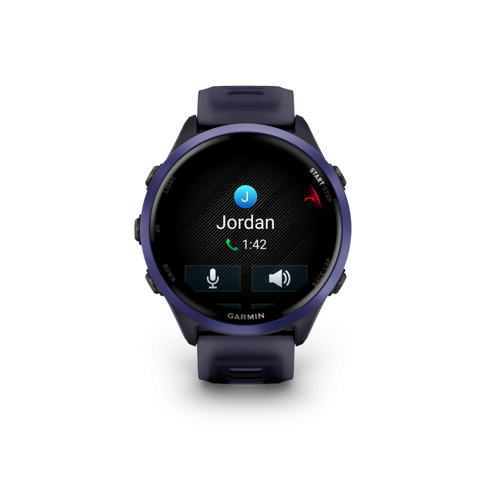 Forerunner® 570 47mm Indigo Aluminum with Translucent Imperial Purple and Indigo - Image 4