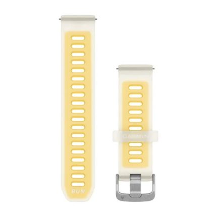 Quick Release 20 Bands Translucent Bone and Mango with Silver