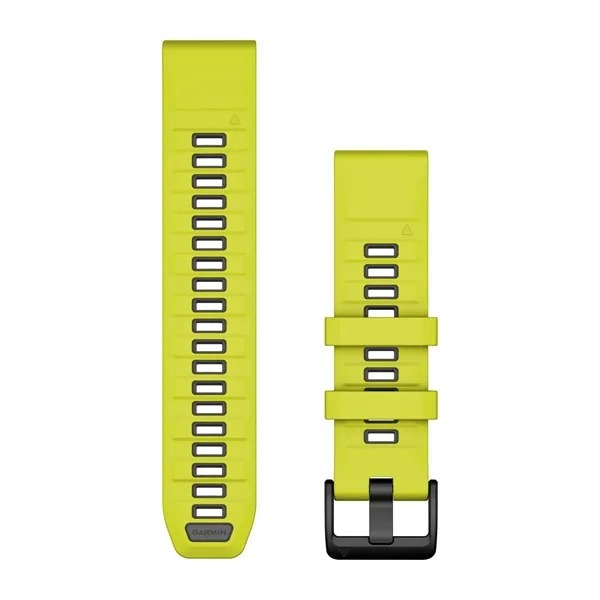 QuickFit 22 Silicone Band Amp Yellow with Graphite