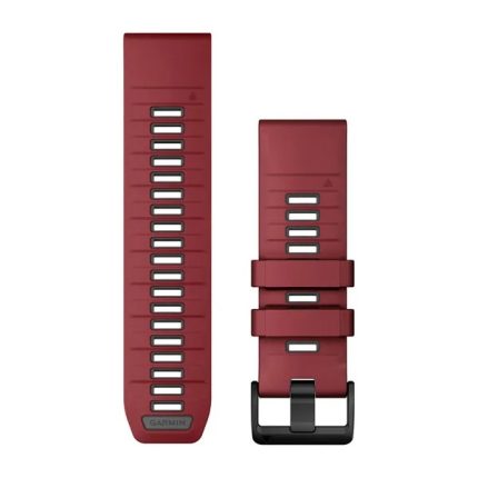 QuickFit 26 Silicone Band Marsala with Graphite