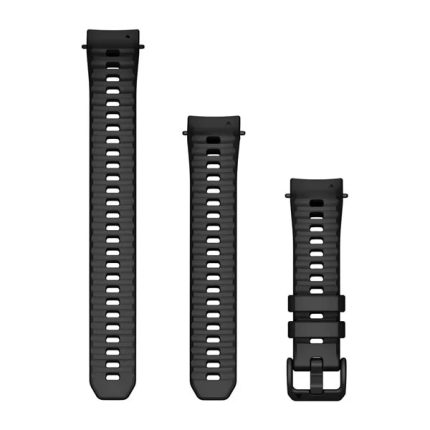 Replacement Bands 20 Instinct E Black Silicone