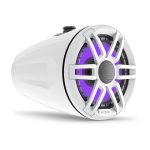 Fusion XS Wake Tower Speakers sports white
