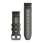 QuickFit 26 Silicone Band Moss with Graphite
