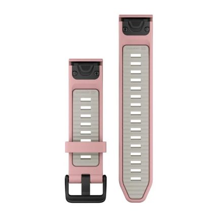 QuickFit 20 Silicone Band Dust Rose with Fog Gray