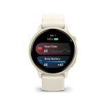 vívoactive® 6 Lunar Gold with Bone - Image 4