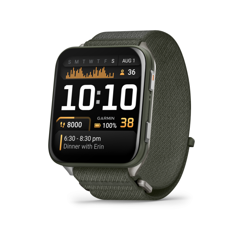Venu X1 Moss with Titanium