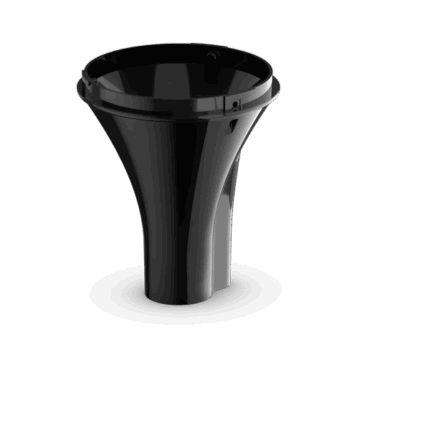Pole mount Black