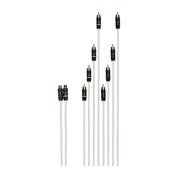 Fusion® Performance RCA Splitter Cable, 2.1 ft (0.6 m) Fusion Performance RCA Splitter Cable, 2.1 ft (0.6 m) Dual Female to 8-Way Male