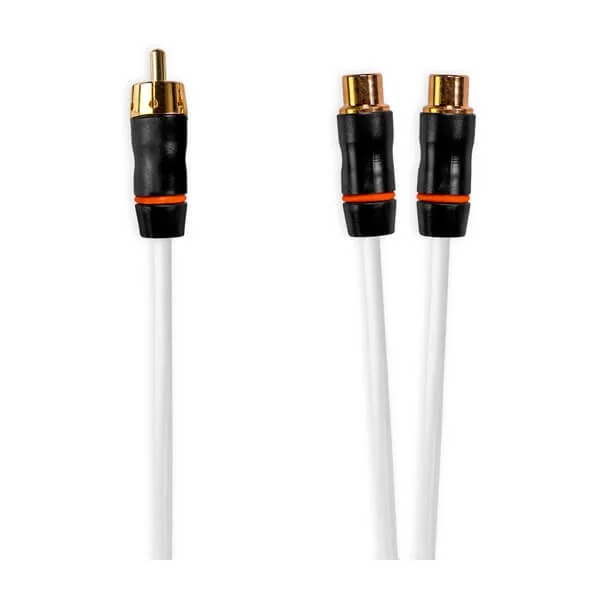 Fusion® Performance RCA Cable Male to Dual Female, 0.9 ft RCA Splitter Fusion® Performance RCA Cable Male to Dual Female, 0.9 ft RCA Splitter