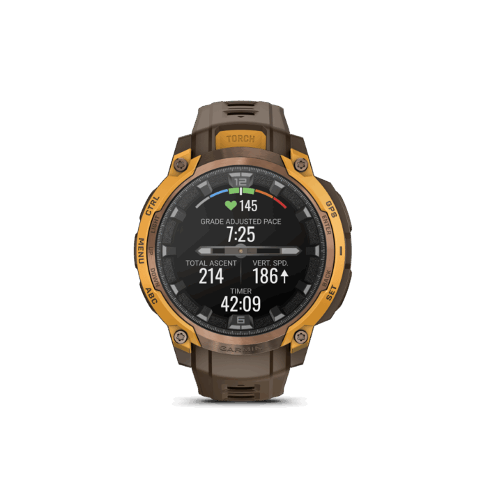 Instinct® Crossover AMOLED Bronze & Sunburst with Cocoa - Image 9