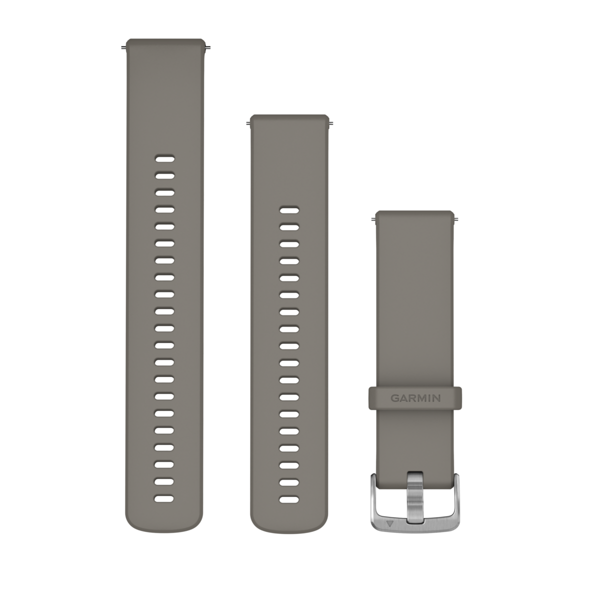 Quick Release 22 Bands Silver Gray with Silver (3pcs.)