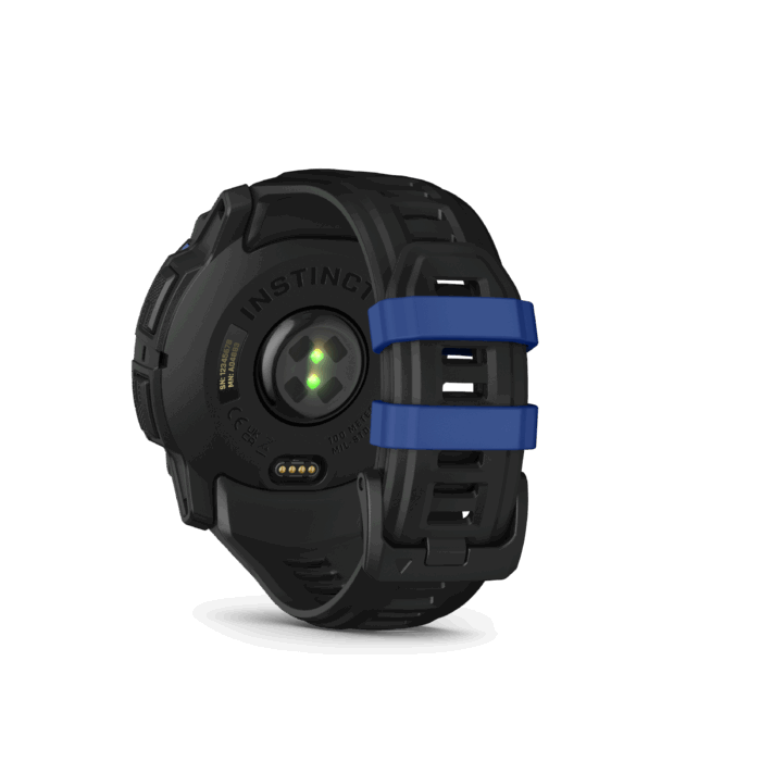 Instinct® 3 AMOLED 50mm Black with Black and Blue Limited Edition - Image 9