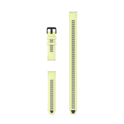QuickFit® 20 Bands Citron with Black (Incl. x-long strap)