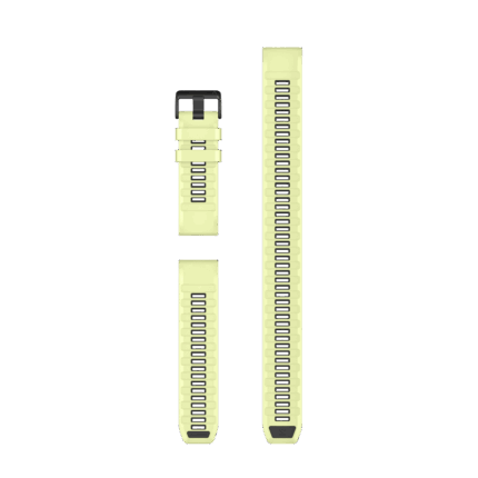 QuickFit 26 Bands Citron with Black (Incl. x-long strap)