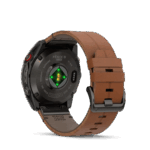 fēnix 8 Pro 51mm AMOLED Sapphire Titanium Carbon Gray DLC with Chestnut Leather