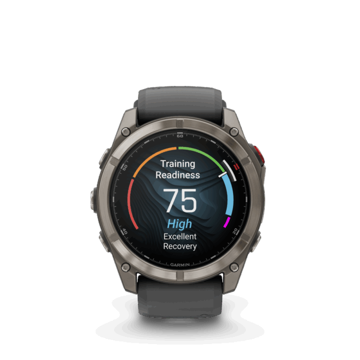 fēnix 8 Pro 51mm AMOLED Sapphire Titanium with Graphite and Black