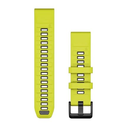 QuickFit 22 Silicone Band Electric Lime with Graphite