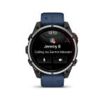 quatix 8 Pro 47mm AMOLED Sapphire Titanium with Captain Blue