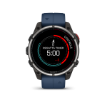quatix 8 Pro 47mm AMOLED Sapphire Titanium with Captain Blue